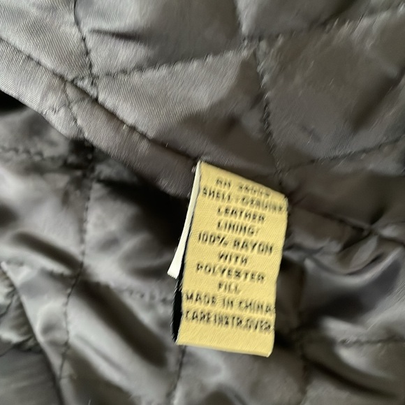 Calvin Klein: Vintage Leather Jacket - Picture 11 of 12